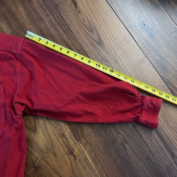 Vintage Eddie Bauer Men's Shirt 100% Cotton Red Size Small 00665 WPL 9647 - Picture 8 of 8
